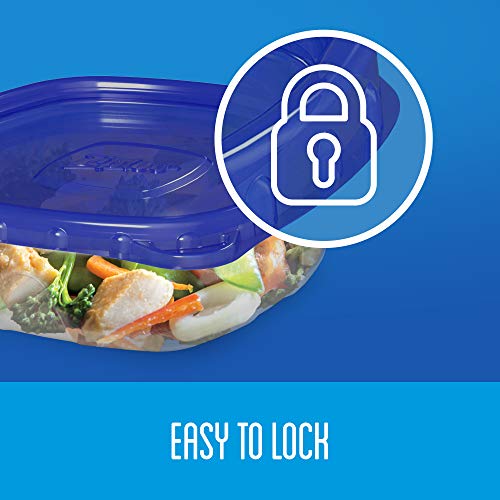Ziploc Food Storage Meal Prep Containers Reusable for Kitchen