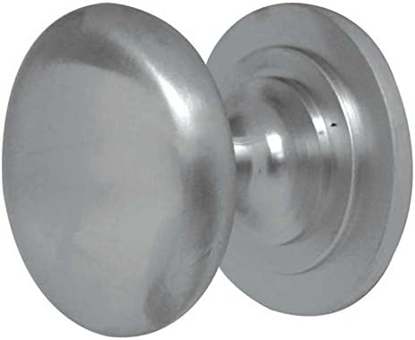 Solid Cupboard Knob 50mm Satin Chrome