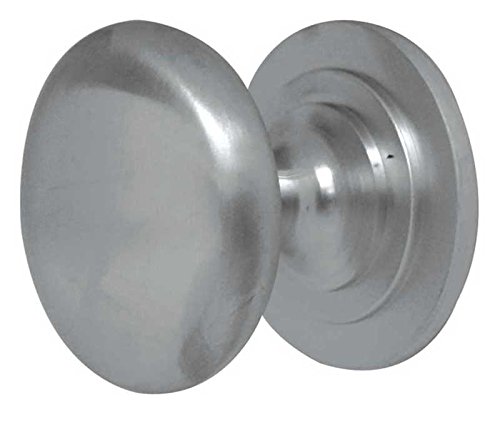 Solid Cupboard Knob 50mm Satin Chrome