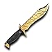 FadeCase Bowie Tiger Tooth - Real CSGO Knife Skin Counter Strike Global Offensive Full Tang Fixed Blade with Blade Sheath