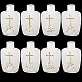 RONRONS 8 Pieces Refillable Holy Water Decorative