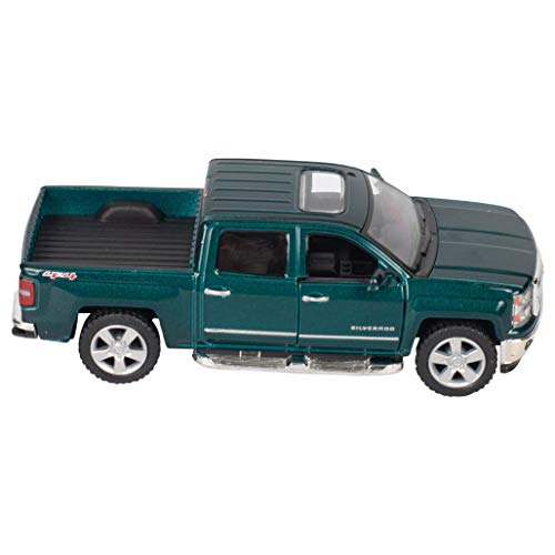 Master Toys and Novelties 2014 Chevy Silverado 1500 Pickup 5.25 Inch Die Cast Replica Toy, Green