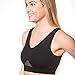 Comfort Finds Seamless Pullover Cooling Sports Bra - Ladies Wirefree Comfort Bra - 2 Pack (Large 40-42, Black)