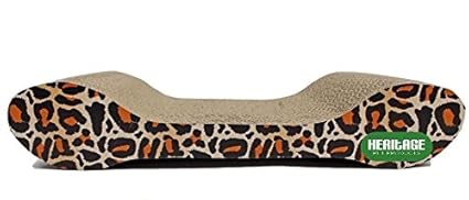 Heritage Rascador para gatos para cama y sofá estampado de leopardo incluye