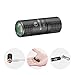 LED Keychain Flashlight Rechargeable - Lumintop EDC Pico 2019 New Design 130 Lumens Tiny Pocket Flashlight with Build-in Battery and USB Cable
