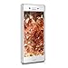 kwmobile Crystal TPU Silicone Case for > Sony Xperia X < in rose gold transparent Design flakes