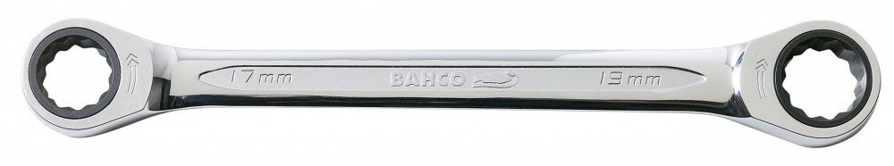Bahco 1320RZ-5/16-11/32 Ratcheting Ring Wrench, Silver, 5/6-11/32-Inch