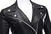 Tanming Women's Faux Leather Moto Biker Short Coat Jacket