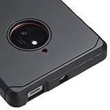 Nokia Lumia 830 Case, Kaleidio [Astro Armor] Shock Proof Dual Layer TPU Gel Hybrid Case Cover for Nokia Lumia 830 [Package Includes a Overbrawn Prying Tool] - Retail Packaging [Black/Black]