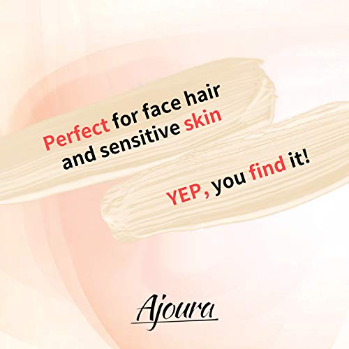 Waxing kit Digital Wax warmer- Ajoura Hard Wax Kit for hair removal- 14oz Cream wax beads- 60ml Pre & after Wax Spray- Ideal for Face, Eyebrow, Brazilian Full body- Home Waxing Kit for Women Men