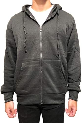 The North Pole Men’s Full Zip Fleece Hoodie Jacket