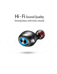 Anomoibuds TWS   Auriculares inalámbricos con Bluetooth 5.0 (incluye funda de carga, auriculares HiFi 3D, estéreo, a prueba de sudor, para deporte, inalámbricos)