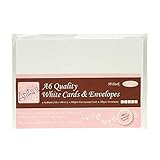 docrafts Anita's Cards/Envelopes A6, White, 50-Pack