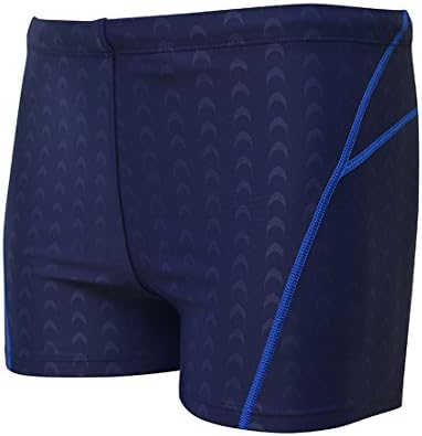 iMate Mens Rapid Swimming ShortQuick Dry Jammer Black Prints,Blue US L/Tag 3XL (Waist 36-38")