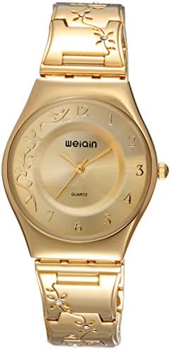 Cheamlion Womens Teens Fashion Floral Waterproof Quartz Watch