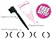Lookout Lashes Eyelash Curler Bundle with Mascara Guard, Eyebrow Brush & Refill Curling Pads