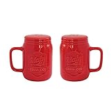 American Atelier Main Street Salt & Pepper Shaker Set, Red