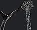 Wellness & Co Aquarius Oil Rubbed Bronze Shower Head with Handheld Spray and Extra Long Hose, Modern Style, 6 Settings, 4.9