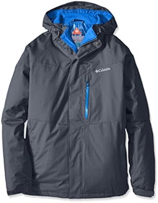 columbia men's alpine action jacket graphite & super blue