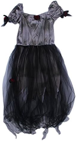 Uwowo Bride Darkness Children's Prom Corpse Costume
