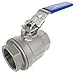 Duda Diesel Duda Energy 2PCBV-WOG200-F150 Full Port Ball Valve, 1-1/2