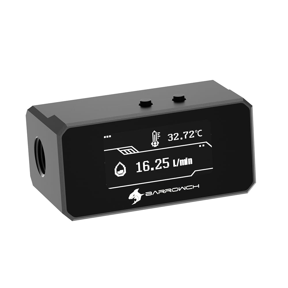 Barrow Flussmeter OLED - schwarz