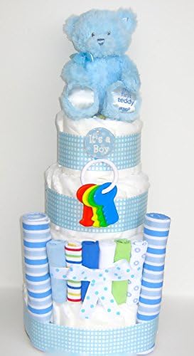 GIFTS2GONOW Its a Boy Baby Blues Diaper Cake