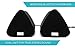 August MS515 - Stereo Bluetooth Speaker Pair - Dual Speakers for Smart TVs, Smart Phones, Laptops, PCs, Tablets - Black