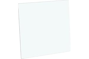 Btikita 24" x 24" Tempered Glass Table Top Square 0.23" Thick Flat Polished Edge Top Protector for Dining, Patio, Coffee Table (24x24 inch)