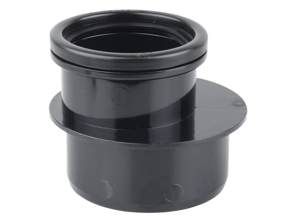 Genuine Wavin OSMA 110mm Soil 4S095 S/S Reducer - 110mm X 82mm Black