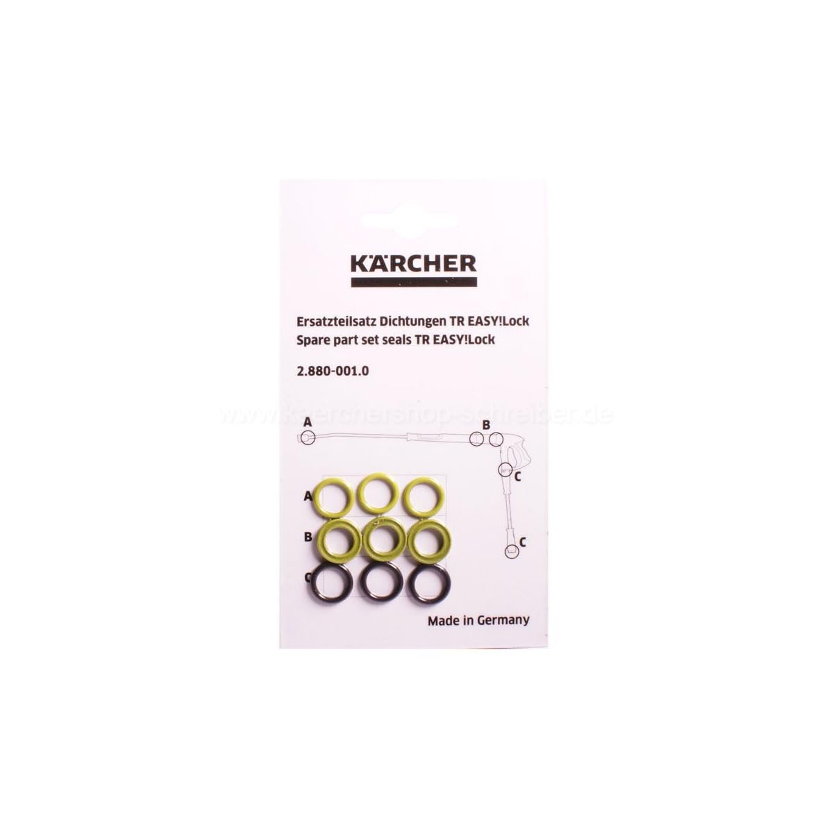 Spare part set seals for Karcher EASY!FORCE