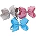 Fortop Boutique Big Grosgrain Ribbon Hair Bows With Clips For Girls Babies Teens Toddlers 15 Piece