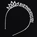 Frcolor Birthday Girl Headband, Happy Birthday Girl Princess Tiara Headband Hairband