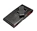 Jitterbug Smart Cell-Stuff Vertical Black Smooth Leather Case (Oversized to Fit with Cover on your phone) Pouch Belt Holster with Heavy Duty 360 Degree Swivel Belt Clip & Magnet Flap