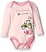 John Deere Girls' Farm Raised Bodyshirt, Light Pink, 3/6 Months