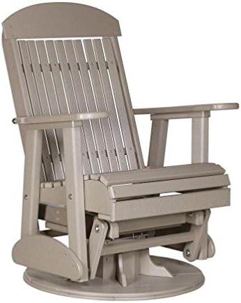 LuxCraft PolyTuf 2' Classic Swivel Glider