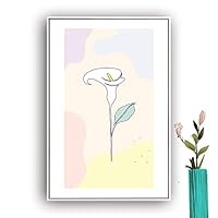 Framed Canvas Wall Art Picasso Poster Print of Woman Canvas Prints Home Artwork Decoration for Living Room,Bedroom - 16x24 inches