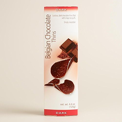 Dark Belgian Chocolate Thins, Set of 2 (4.4 oz)