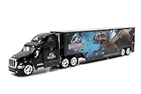 Jada Toys Jurassic World Indominus Rex 1:64 Peterbilt 387 Hauler Vehicle, G. Black