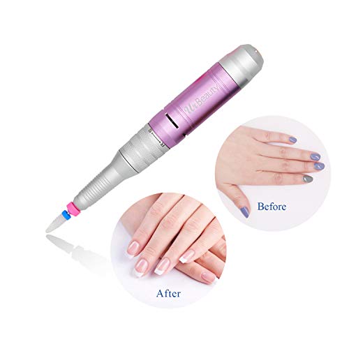 UrBeauty Electric Nail Drill Machine, 30000rpm Professional Acrylic Nail Tools Low Noise with Cooling System, 7 in 1 Bits Manicure and Pedicure Set - Thumbnail 6