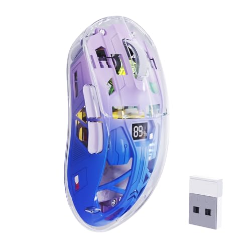 FREEWOLF A2 Transparent Wireless Gaming Mouse