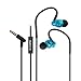 G-CORD (TM) Premium Stereo Sound Wired Headphones for Android iOS and Windows Devices (Black in Blue)