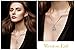 Menton Ezil Pendant Necklace Rose Lover 18K White Gold Flower Crystal Fashion Jewelry - Gift of Love