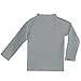 Boys' Long Sleeve Rashguard Surf Swim Shirt UPF 50+ Sun Protective Outdoor Swimwear, Gray 3T