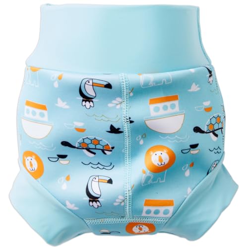 Splash About Happy Nappy Reusable Swim Diaper, Noah\'s Ark, 3-6 Months
