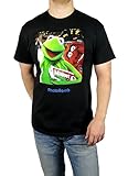Disney Muppets Kermit The Frog Animal Photobomb T-shirt Black