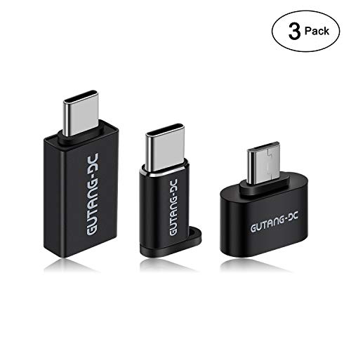 USB Type-C to USB 3.0 Adapter, Micro USB OTG to USB Adapter, USB C to USB Micro Adapter [3 Pack] 56K Resistor High Speed Fast Charging Compatible with Samsung Galaxy S9 S8 Plus Note 9 8, LG V30 G5