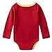 A&J Design Baby Girls' Wonder Women Long Sleeve Bodysuit Snapsuits 6-9 Months