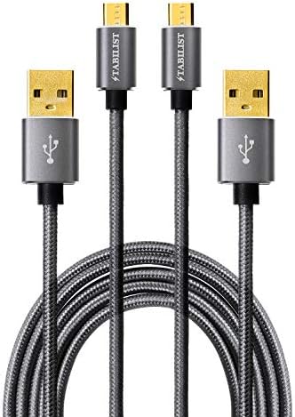 Stab Ilist マイクロusbケーブル Micro Usb 2m 2本組 2 4a 急速充電ケーブル Ps4コントローラー Pro プレステ4 Xbox One Android Type B アンドロイド スマホ等対応