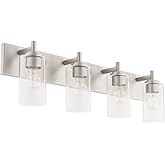 Quorum Lighting Quorum 5200-4-65 Fallstaff - 4 Light Bath Vanity - 9 Inches Tall and 31.5 Inches Wide, Finish Color: Satin Ni